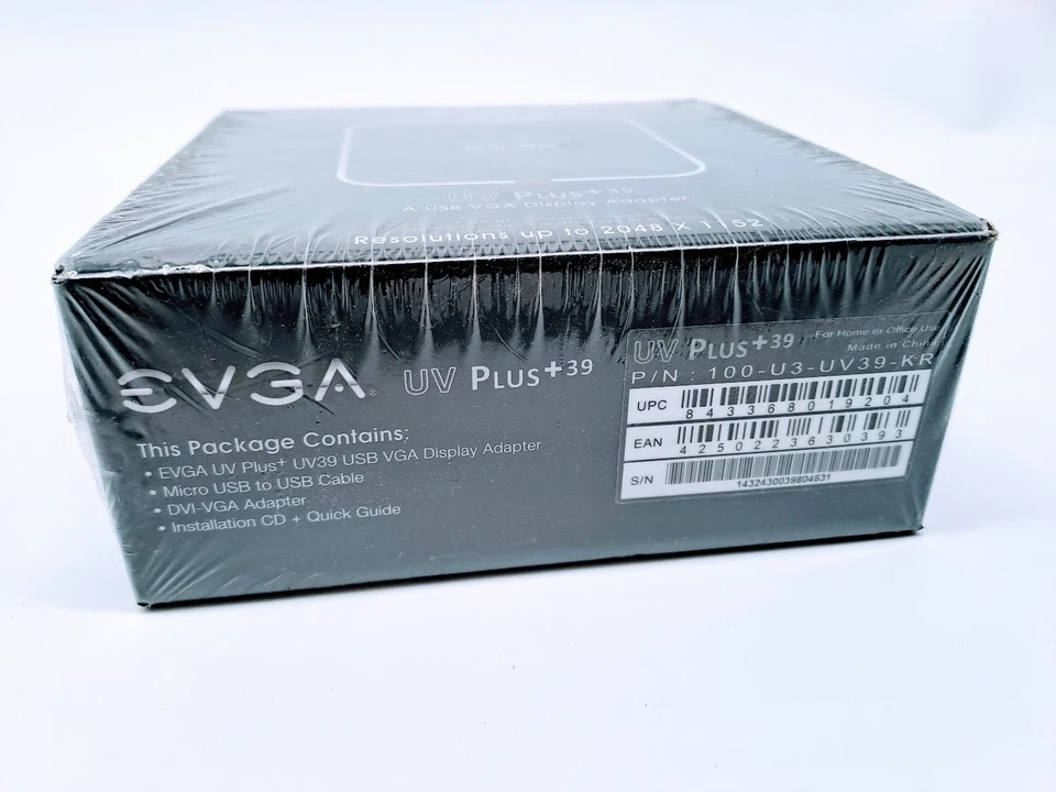 EVGA UV Plus+ UV39 External Video Adapter P/N 100-U3-UV39-KR - Image 3 of 3