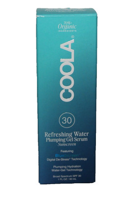 Coola Refreshing Water Plumping Gel Serum Sunscreen SPF 30 Exp 6/2026 NEW