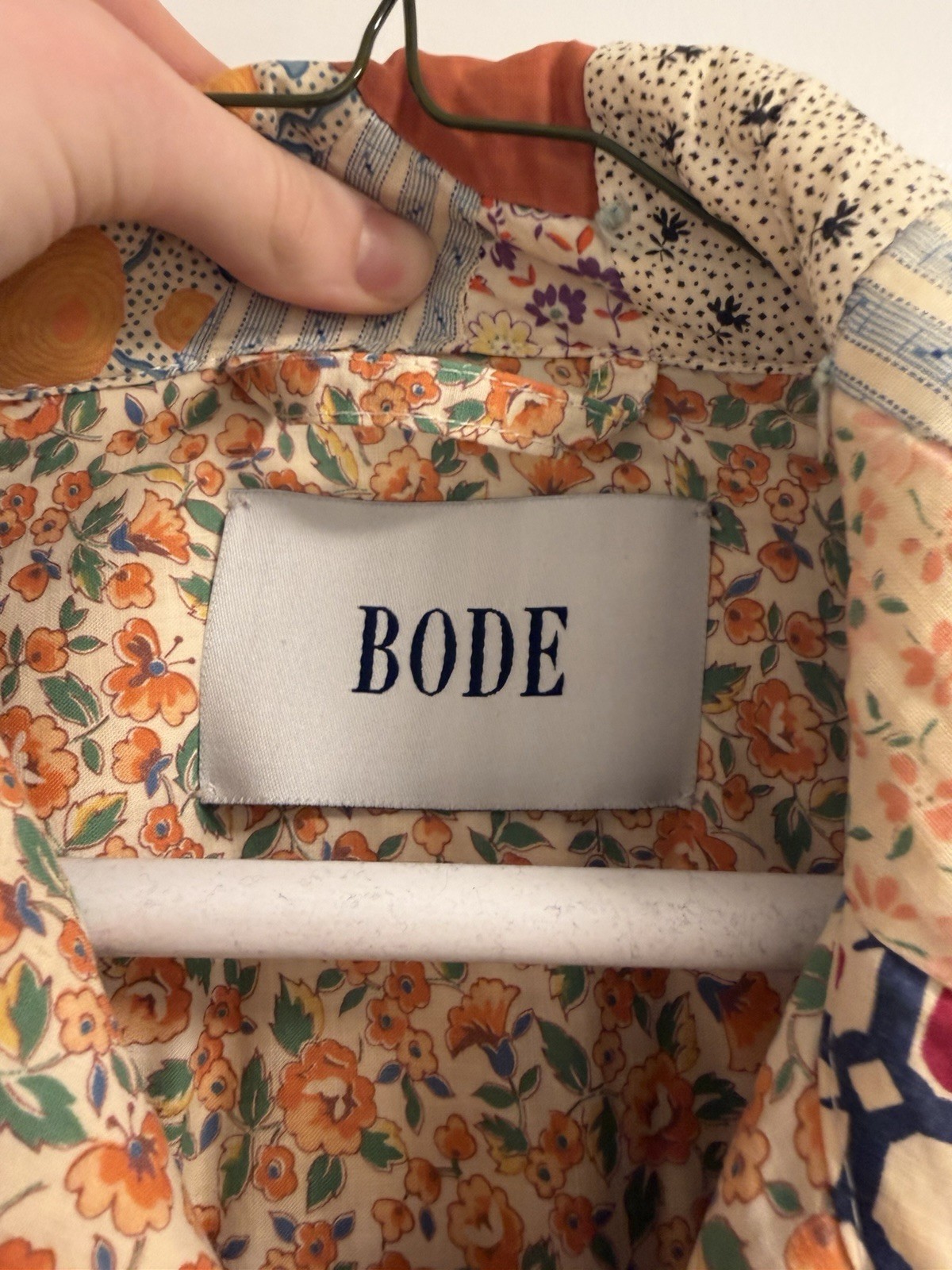 BODE Patchwork Quilted Jacket Multicolor Button P… - image 3