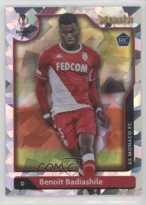 2021 Merlin Collection Chrome UEFA Club Competitions /250 Benoit Badiashile r5f