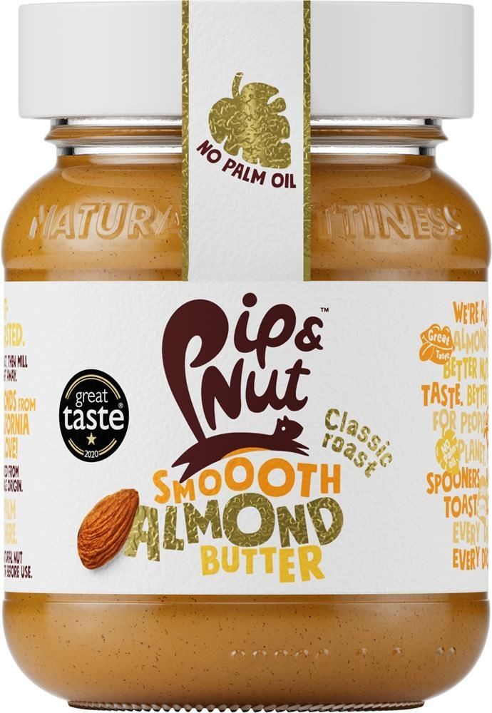 Pip and Nut Smooth Almond Butter Jar 170g - 4 Pack - Image 3