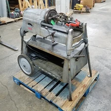 Ridgid 535, 1/8" to 2" Pipe Threader With Cart & Foot Pedal - USED