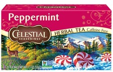 Pure Peppermint Tea 20 Stringless Tea Bags Naturally Caffeine Free 100 Organic