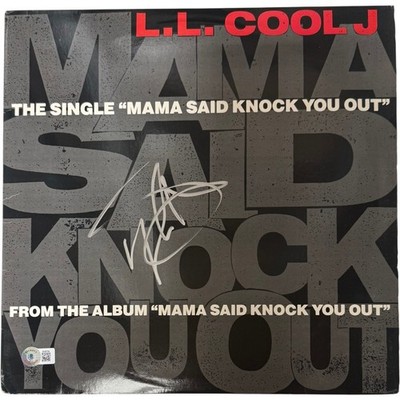 L.L. Cool J Autographed 1991 Mama Said Knock You Out Vinyl 12'' Beckett 55657