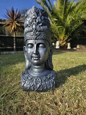 Stone Garden Buddha Ornament Statue Indoor Outdoor Frostproof Highly Detailed