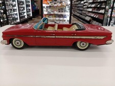 Old Bandai "CHEVROLET IMPALA SPORT CONVERTIBLE" Red, Rare with Box, Good "Used"