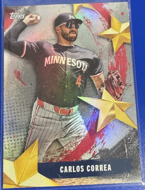 2025 Topps Series 1 MLB Stars Carlos Correa #SMLB-28 Minnesota Twins Baseball Card ⚾
