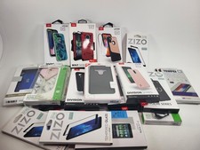Bulk Lot Of 22 Various Phone Cases and Glass Protectors NEW