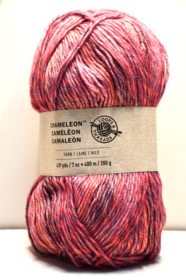 Loops & Threads Chameleon Yarn Color: Raspberry - NEW ***Discontinued***