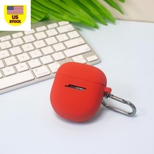Red Silicone Protective Cover Storage Case For Bose QuietComfort Earbuds II b