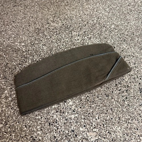 WW2 US Military Overseas Garrison Side Cap Army Infantry Blue