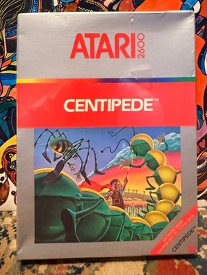 ATARI 2600 Sealed Centipede Video Game 1982 Red Stripe
