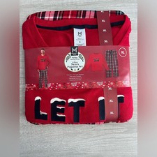 Members Mark Men  s Cozy Holiday Pajamas - XL