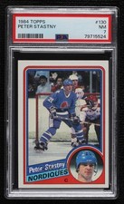 1984-85 Topps Peter Stastny #130 PSA 7 HOF 1q8m