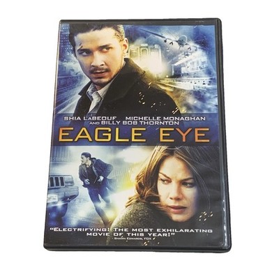 Eagle Eye DVD 2008 Widescreen Action Thriller Shia LaBeouf PG-13
