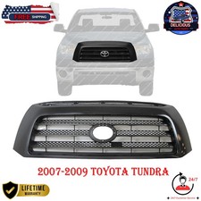 New Oem Replaces Grille Black Insrt With Black Frame For 2007-2009 Toyota Tundra