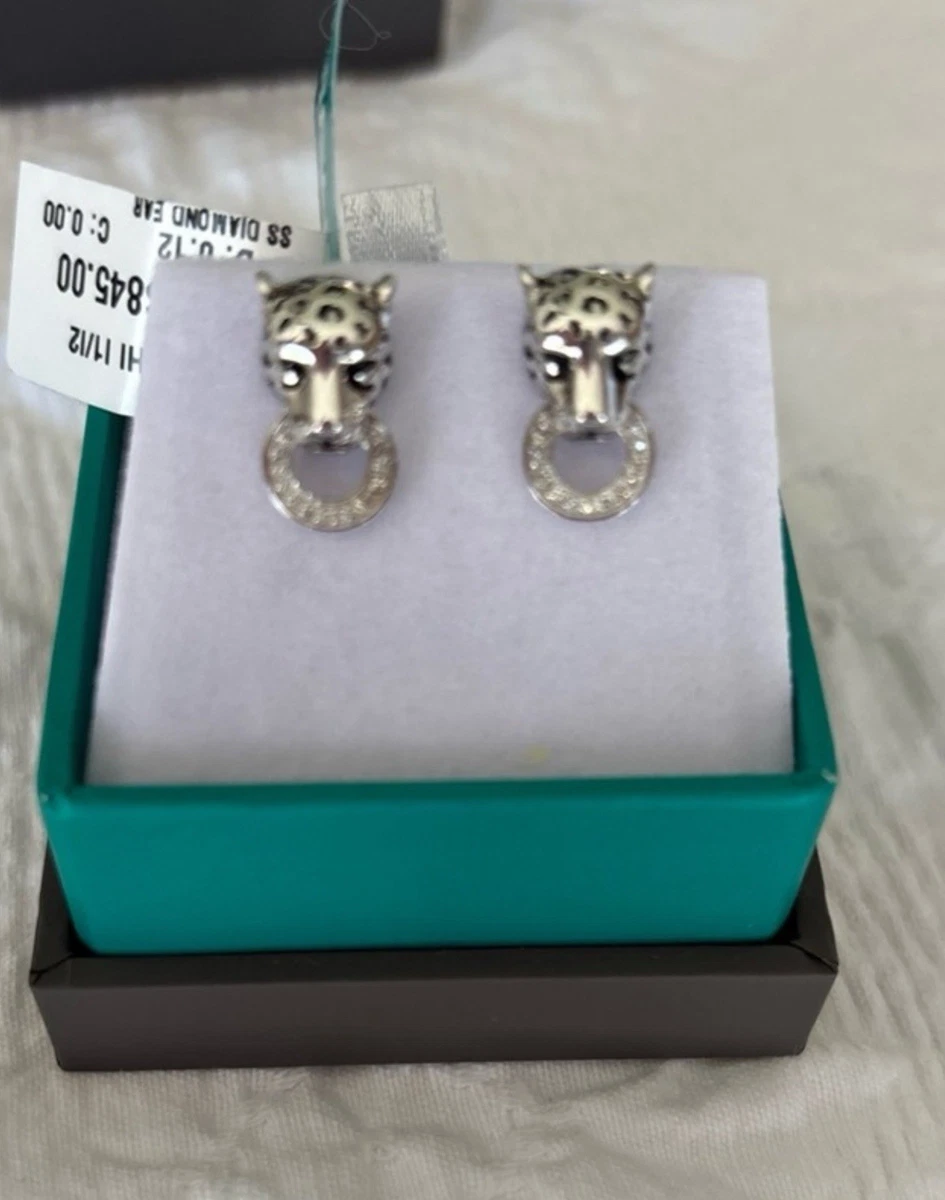 エフィ　EFFY ピアス　新品 Effy Diamond Earrings Sterling Silver Fine Earrings for sale | eBay