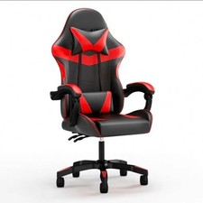 Gaming Chair Massage Computer Chair with Footrest and Lumbar Swivel PC Chairs