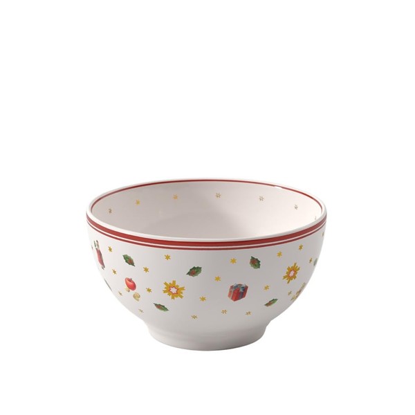 MüSlischale Villeroy & Boch Toy's Delight, Rot Weiß, SpüLmaschinenfest,-image