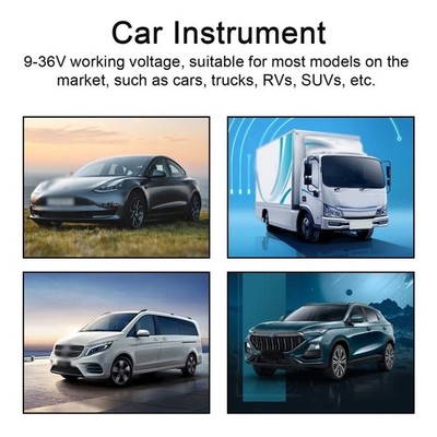Auto Digital Manometer 3 in 1 ?ldruck Spannung Wasser Temperatur Monitor