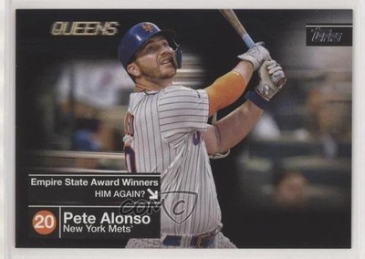 2020 Topps Empire State Award Winners Wal-Mart Black 247/299 Pete Alonso 2l4