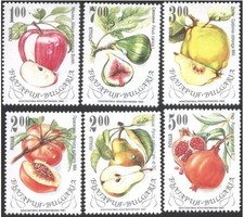 Mint stamps Flora Fruits 1993 from Bulgaria  avdpz