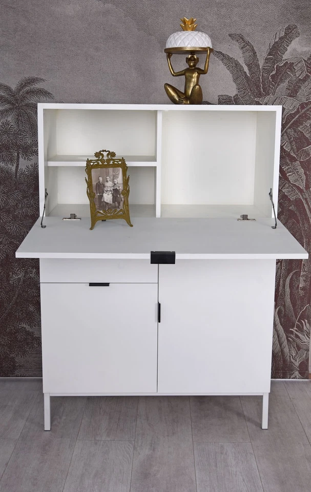 Schreibsekretär bürotisch Schreibtisch Sekretär Landhaus Schrank Weiss Lagerfund - Bild 4 von 4