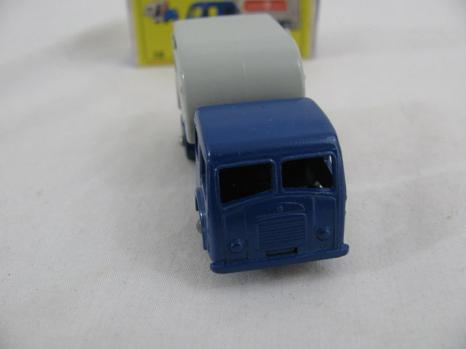 Vintage Lesney Matchbox Blue Dennis Refuse Garbage Truck w/ Box #15 New! - Image 3 of 4