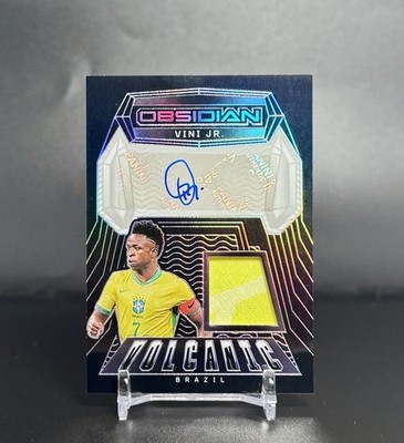 2024-25 Obsidian Vinicius Junior Volcanic Material Auto  #VS-VJR Brazil  /175