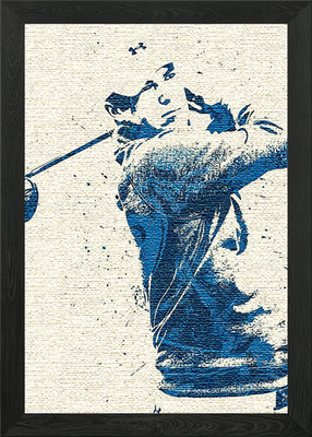 Jordan Spieth Golf Framed Wall Art Poster Canvas Print Picture