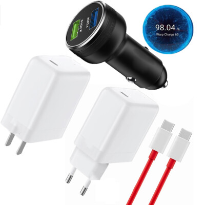For Oneplus Warp Charger 65 Watt Fast Charge USB C One Plus Pro 8t 8t+ EU  Wrap