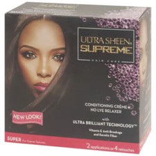 J/S ULTRA SHEEN SUPREME RELAXER NO-LYE KIT 2 APPL - SUPER