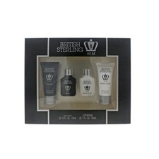 Dana British Sterling Him 4-Piece Gift Set New In Box After Shave / Cologne