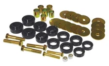 Prothane 67-81 Chevy Camaro Firebird Body Mount Bushing Kit with Hardware BLACK