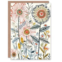 Aster Blume Wildblumen FrüHling Volk Frau Geburtstagskarte