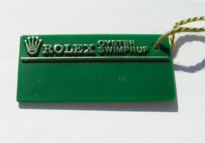 Vintage Rolex Oyster Swimpruf Watch GREEN HANG PRICE TAG W705319