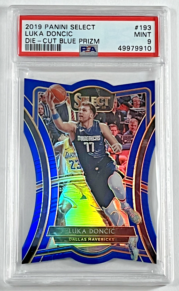 その他 NBA LUKA DONCIC RC Die Cut Blue Prizm 2019 PANINI SELECT LUKA DONCIC /249 DIE CUT BLUE PRIZM PSA 9 MINT