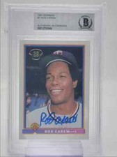 ROD CAREW 1991 BOWMAN BASEBALL AUTHENTIC AUTOGRAPH TWINS AUTO BGS Q2545
