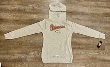 NFL Girls Glitter Funnel Neck Sweatshirt Hoodie Denver Broncos Youth XL 16