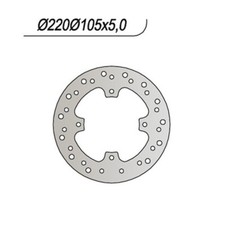 DISCO NG POSTERIORE  HONDA 650 FMX / DOMINATOR / FX Vigor / SLR