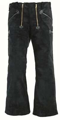 FHB Zunfthose MICHAEL Trenkercord Dreidraht mit Schlag 20 schwarz Cord 60004