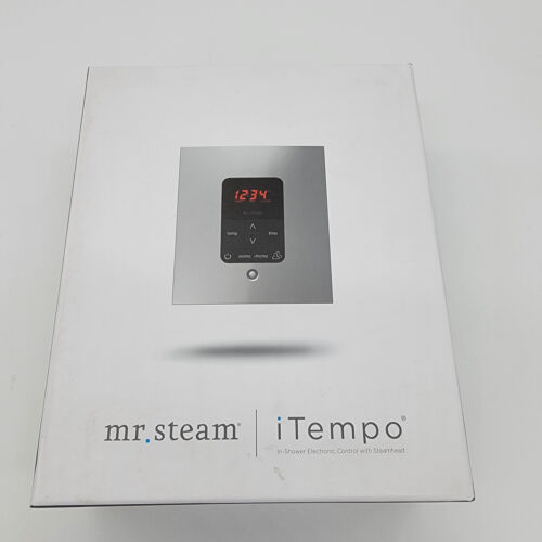 Mr Steam iTempo Digital Steam Shower Control Unit Square Steamhead MSITEMPOSQ-PC