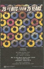 Motown - 25 1 Hits From 25 Years / Various Artists Cassette, 1983 