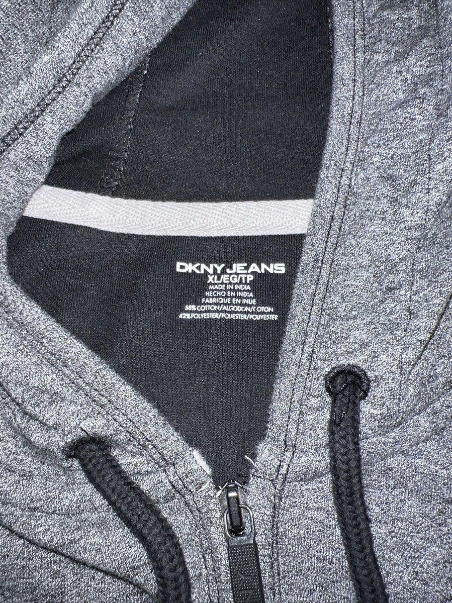 トップス DKNY JEANS - zip hoodie DKNY Jeans Sweatshirt Zip Up Hoodie Size XL | eBay