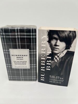 BURBERRY BRIT  MEN by INTER PARFUMS 1.7 oz / 50 ML Eau De Toilette Spray Sealed