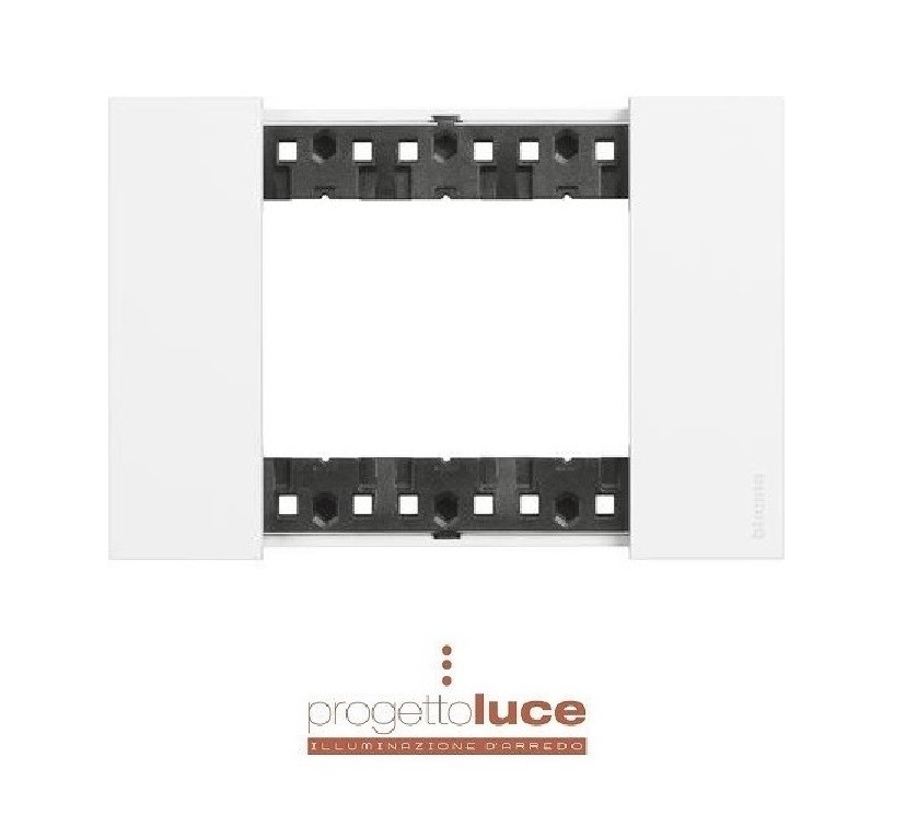 BTICINO LIVING NOW KA4803KW PLACCA 3 POSTI MODULI COLORE BIANCO