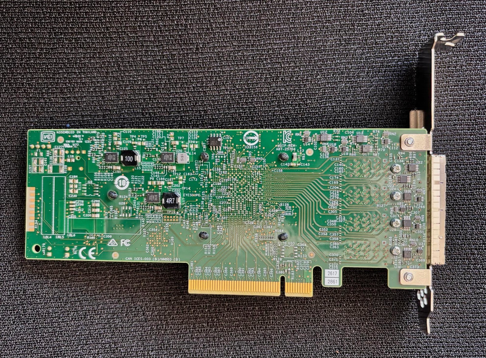 Supporto Scheda Controller Staffa A Basso Profilo Per Schede LSI 9305 16e 9202 16e 9206 16e E Dell 245599 - Foto 10