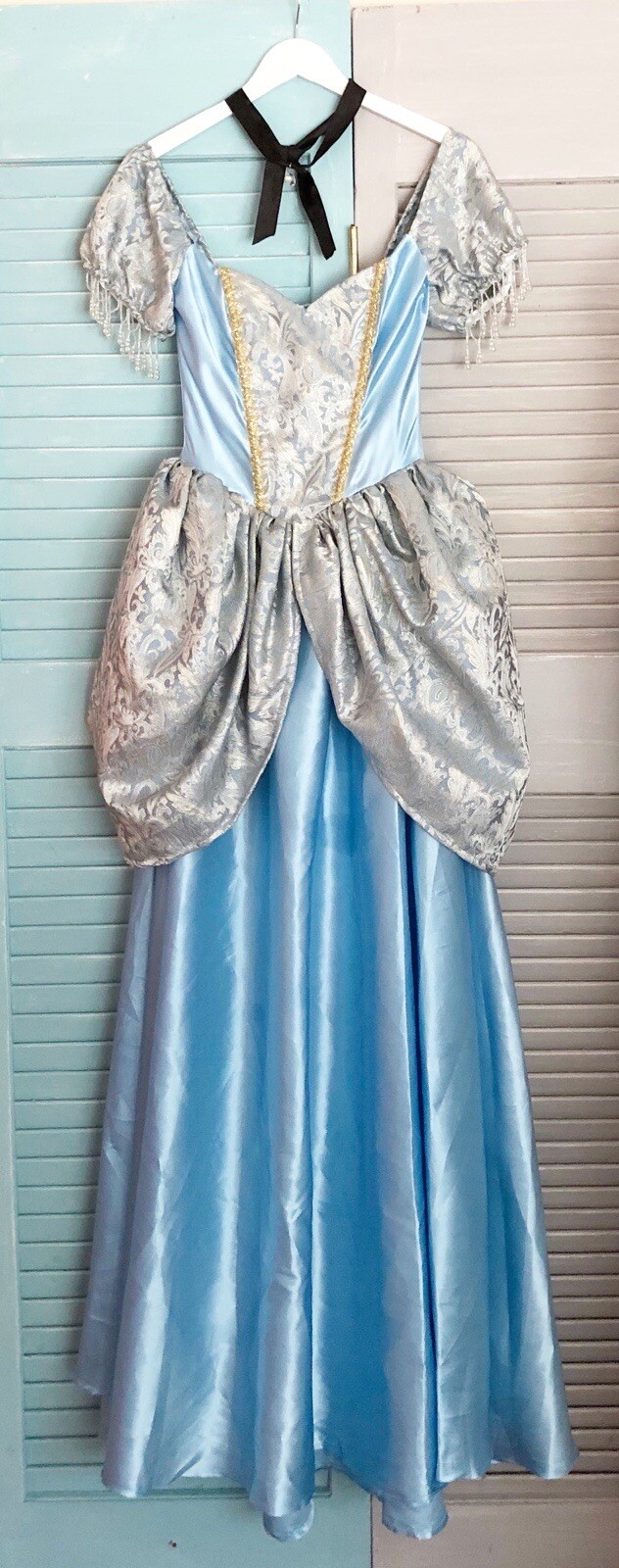 Cinderella Enchanted Princess Blue Dress Gown Costume… Gem