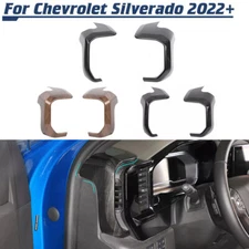 Side Dash Center Console AC Air Vent Outlet Cover Trim For Chevy Silverado 2022+