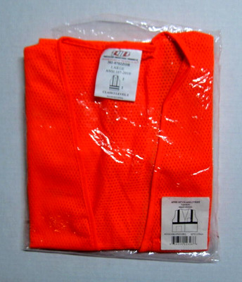 Protective Industrial Products Class 2 Level 2 Vest Orange Size Large